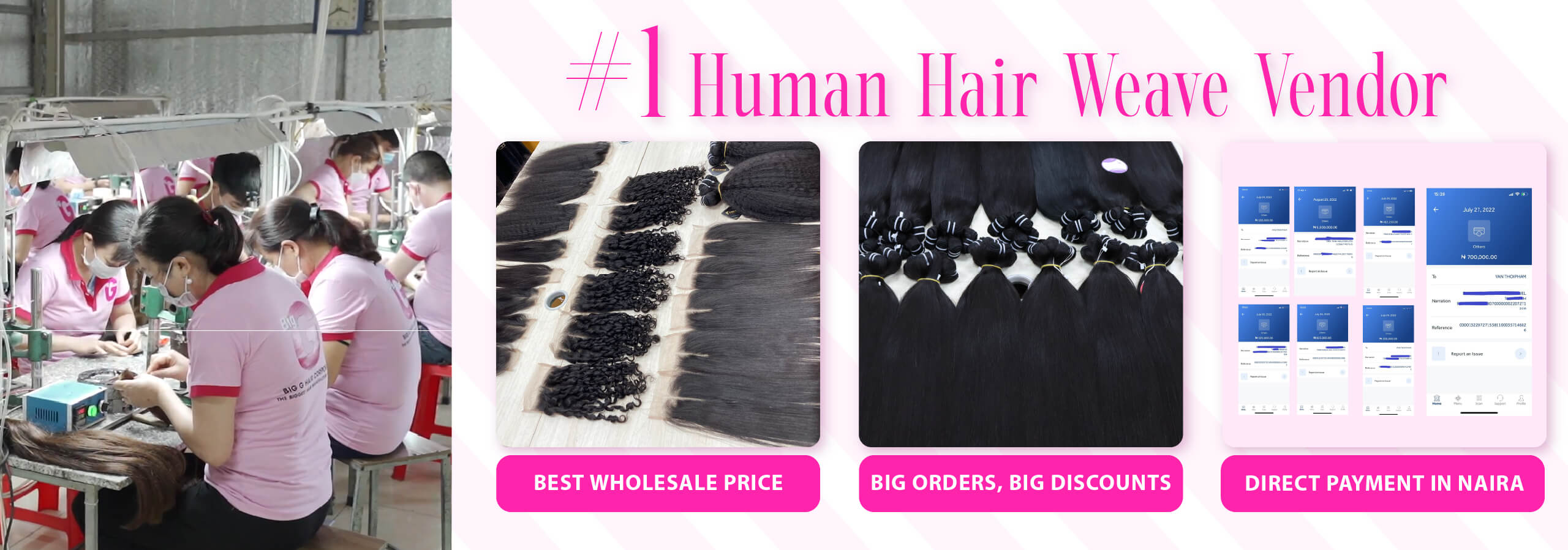 #1 Human Hair Weave Vondor