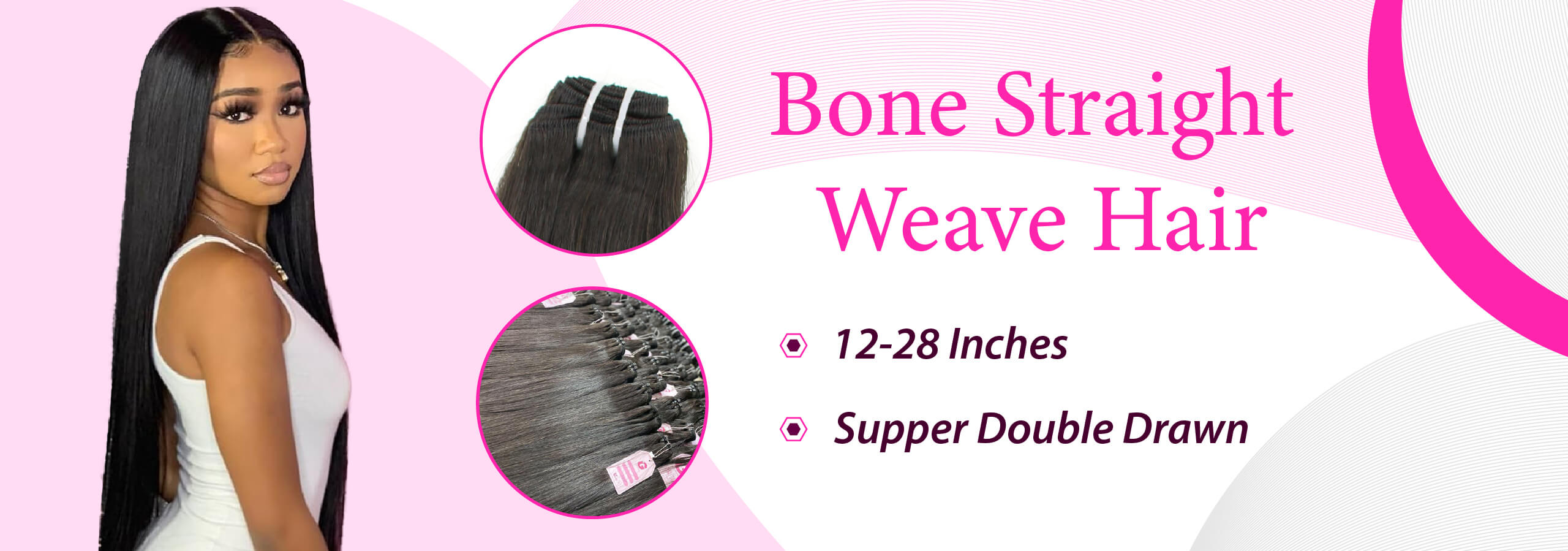 Bone Straight Weave Hair