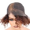 Bigghair 8 Inch Dark Copper Ombre Curly & #TB/4 Wigs 180% Density