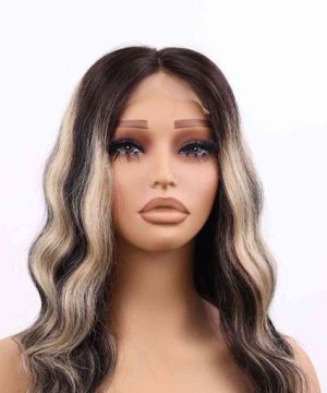 Bigghair 16 Inch Lace Wigs With Band & #1B/27 Wigs 180% Density