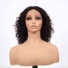 Bigghair 16 Inch Romantic Curly Lace Frontal #1B Wigs 180% Density