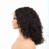 Bigghair 16 Inch Romantic Curly Lace Frontal #1B Wigs 180% Density
