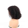 Bigghair 12 Inch Vertex Lace Curly & Natural #1B Wigs 180% Density