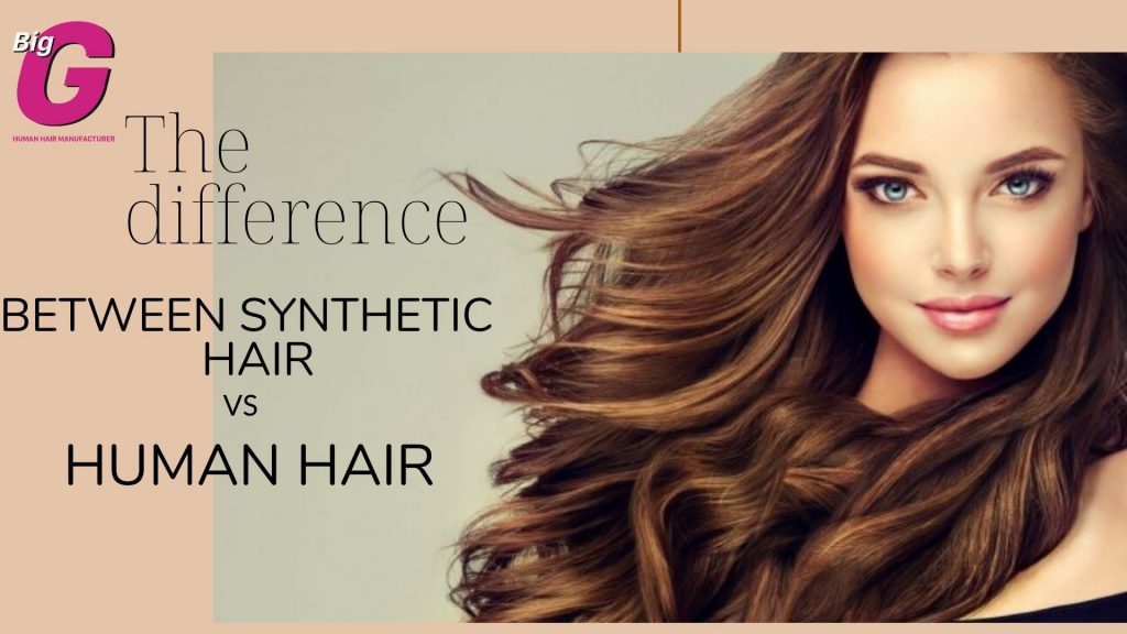 The difference between synthetic hair and human hair