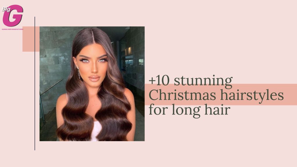 +10 stunning Christmas hairstyles for long hair