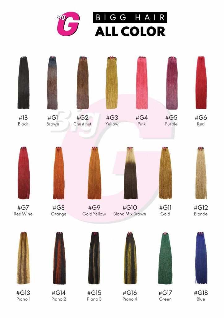 hair color 2022 chart