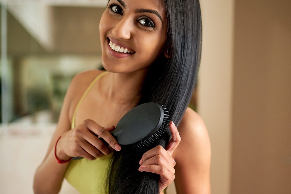 Brush your hair before going to bed