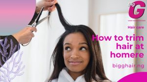 How to trim hair at homere