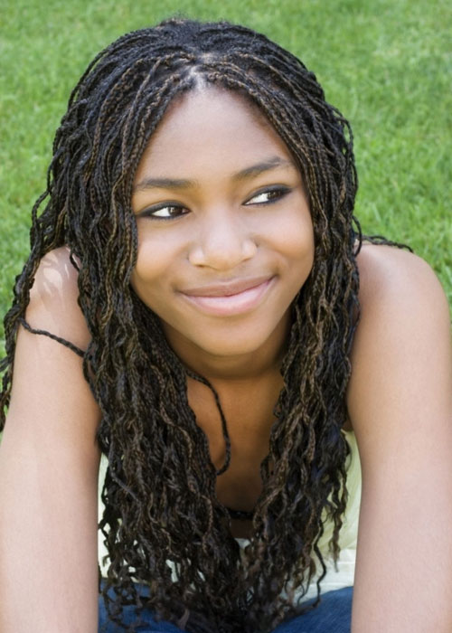 Long twisted braids