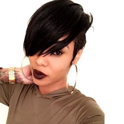 Pixie haircut weave hairstyle