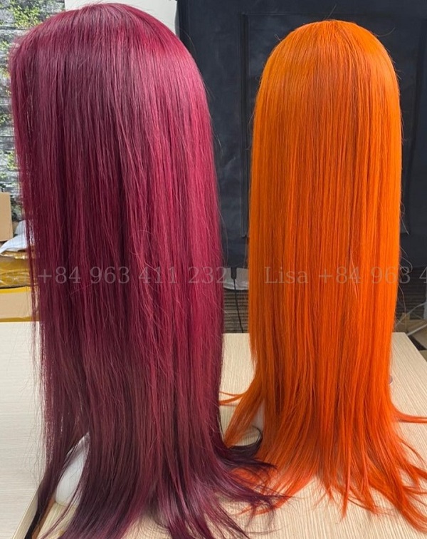Bold color wigs