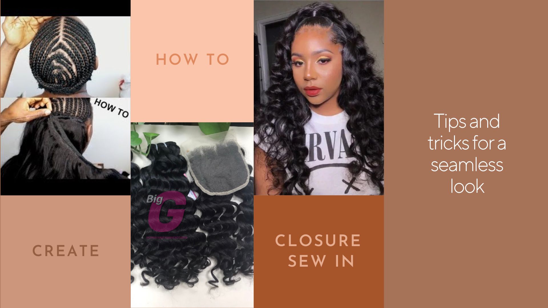7 steps to make a closure sew in weave from scratch