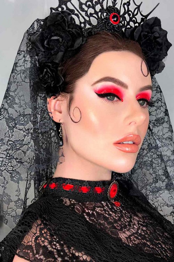 Evil queen Halloween hairstyles