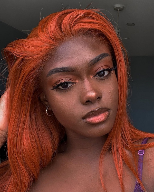 Try bold color like orange hair