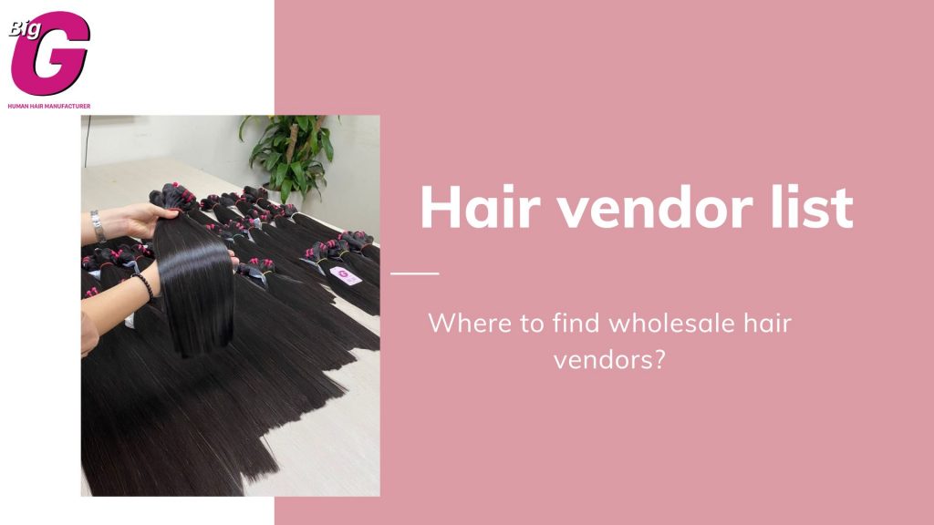 Hair vendor list