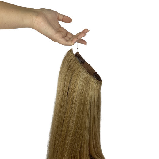 Hair extensions for thin hair: Halo hair extensions