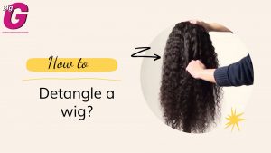 How to detangle a wig correctly