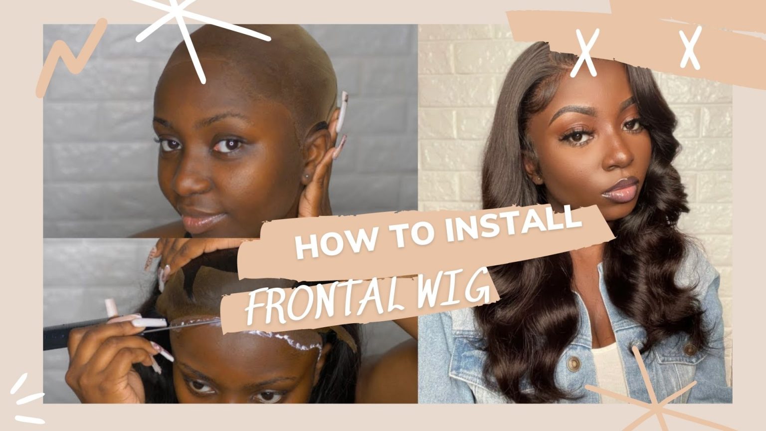 Easy tips How to install frontal wig?