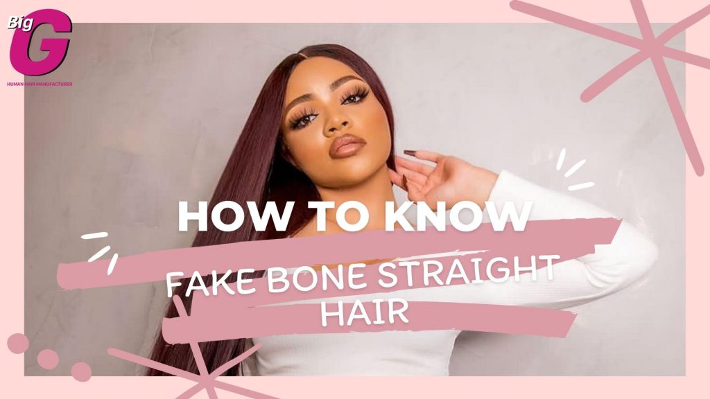 How to know fake boe straight hair