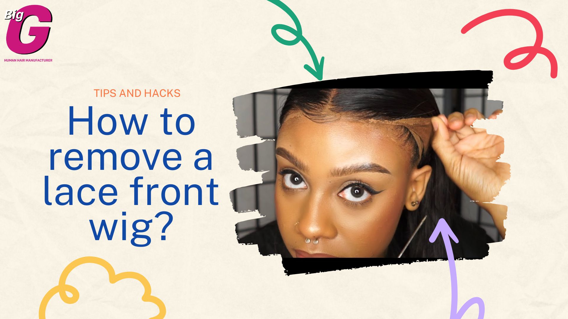 how to take off a lace front wig without alcohol