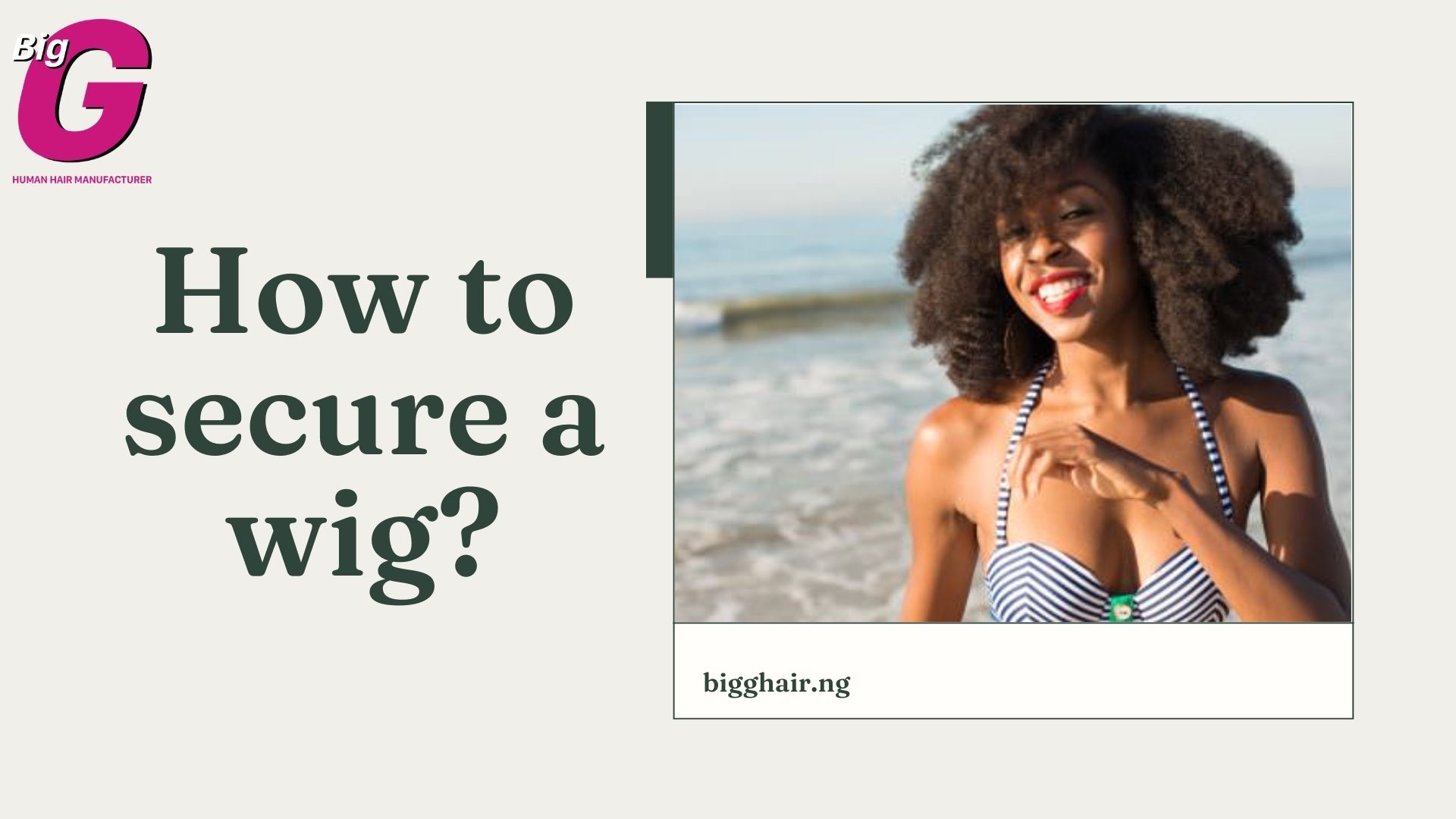 How to secure a wig with and without glue?