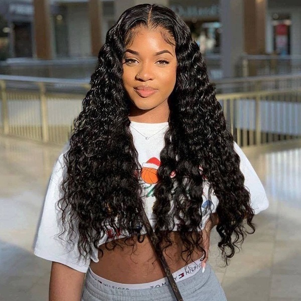How it looks with a closure wig