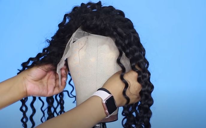 How to make frontal wig Step 1