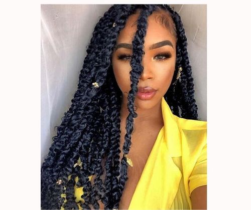 Relaxed braids for 22 inches hair