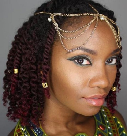 Latest kinky hairstyles in Nigeria: Short kinky twist 