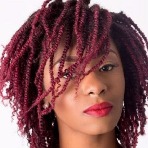 Strawberry wine kinky twist