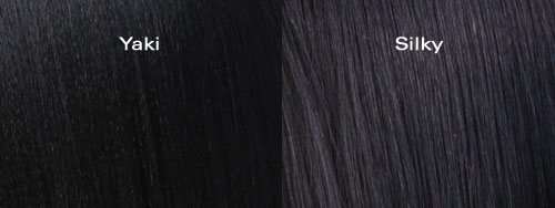 Yaki hair vs Silky hair 